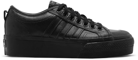 (Women) adidas Nizza Platform 'Triple Black' FW0266 (Women) adidas Nizza Platform 'Triple Black' FW0266