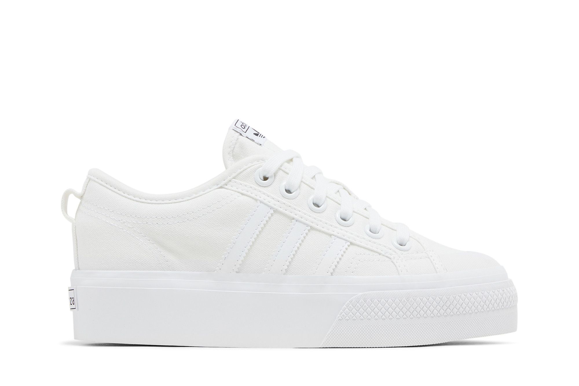 (Women) adidas Nizza Platform 'Triple White' FV5322