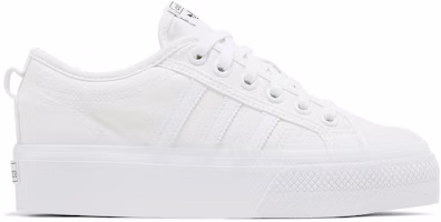 (Women) adidas Nizza Platform 'Triple White' FV5322 (Women) adidas Nizza Platform 'Triple White' FV5322