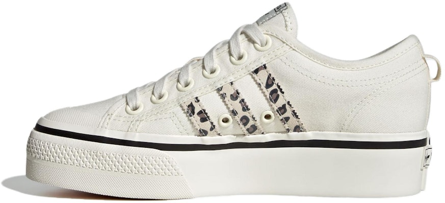 adidas NIZZA 簡約休閒 耐磨輕便 低幫 板鞋 女款 米色 Buy adidas NIZZA 簡約休閒 耐磨輕便 低幫 板鞋 女款 米色