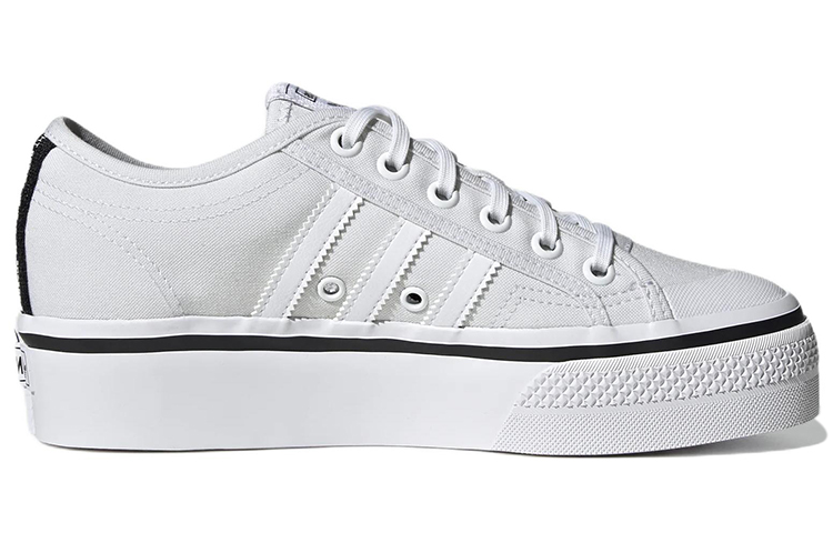 Order (W) adidas Nizza Platform ''Wit Zwart'' GW3870