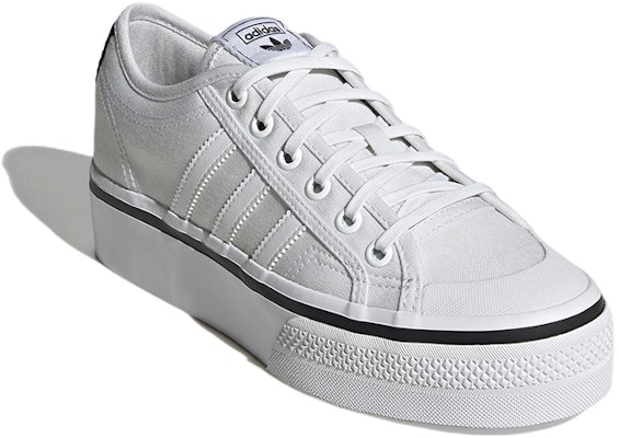 (Women) adidas Nizza Platform 'White Black' GW3870 Lookbook (Women) adidas Nizza Platform 'White Black' GW3870