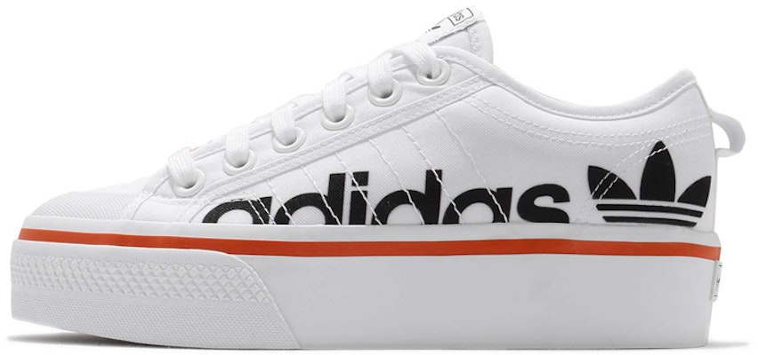 (Women) adidas Nizza Platform 'White Black' S42603 Buy (Women) adidas Nizza Platform 'White Black' S42603