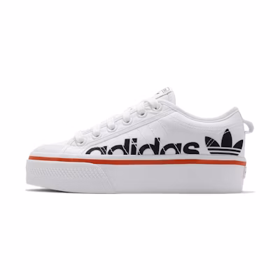 (W) adidas Nizza Platform 'White Black'
