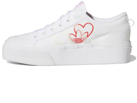 (W) adidas Nizza Platform ''Weiß Rot Herz'' FX9179 Buy (W) adidas Nizza Platform ''Weiß Rot Herz'' FX9179