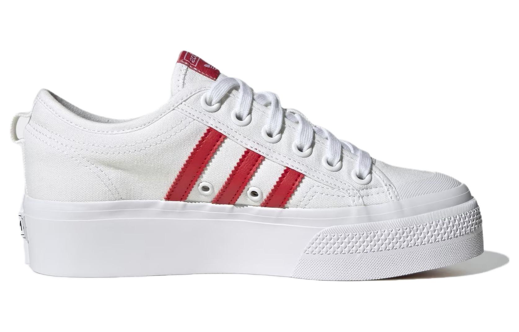 Order (W) adidas Nizza Platform ''Bianco Scarlatto'' HQ1902