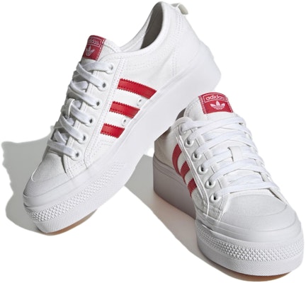 (W) adidas Nizza Platform 'Putih Merah' HQ1902 Lookbook (W) adidas Nizza Platform 'Putih Merah' HQ1902
