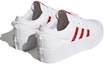 Shop (W) adidas Nizza Platform 'Putih Scarlet' HQ1902