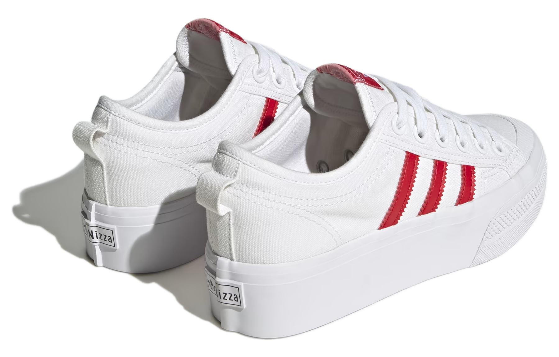 Shop (W) adidas Nizza Platform ''Bianco Scarlatto'' HQ1902