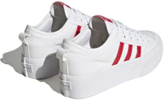Shop (W) adidas Nizza Plateforme ''Blanc Écarlate'' HQ1902