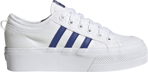(女性)adidas Nizza 平台鞋「白色半透明藍」HQ1909 Buy (女性)adidas Nizza 平台鞋「白色半透明藍」HQ1909