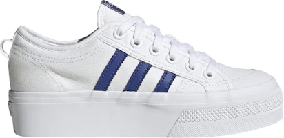 (Women) adidas Nizza Platform 'White Semi Lucid Blue' HQ1909 (Women) adidas Nizza Platform 'White Semi Lucid Blue' HQ1909