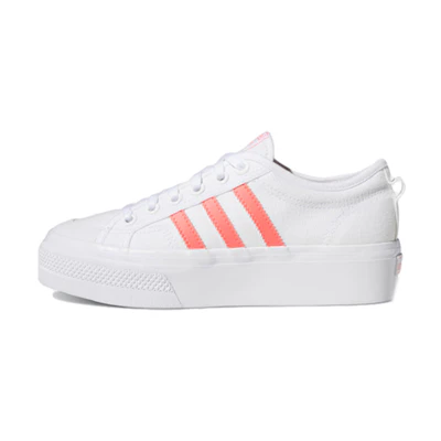 (W) adidas Nizza Platform 'White Signal Pink'