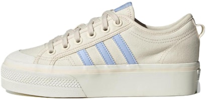 (Women) adidas Nizza Platform 'Wonder White Blue Dawn' HQ1911 (Women) adidas Nizza Platform 'Wonder White Blue Dawn' HQ1911