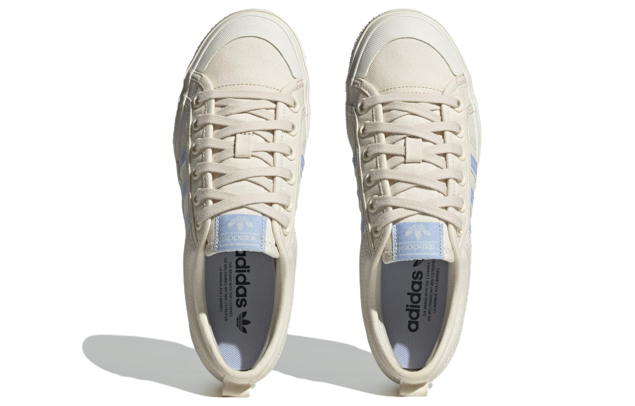 Purchase adidas originals NIZZA 平台防滑耐磨輕便 低筒 板鞋 女款 米色