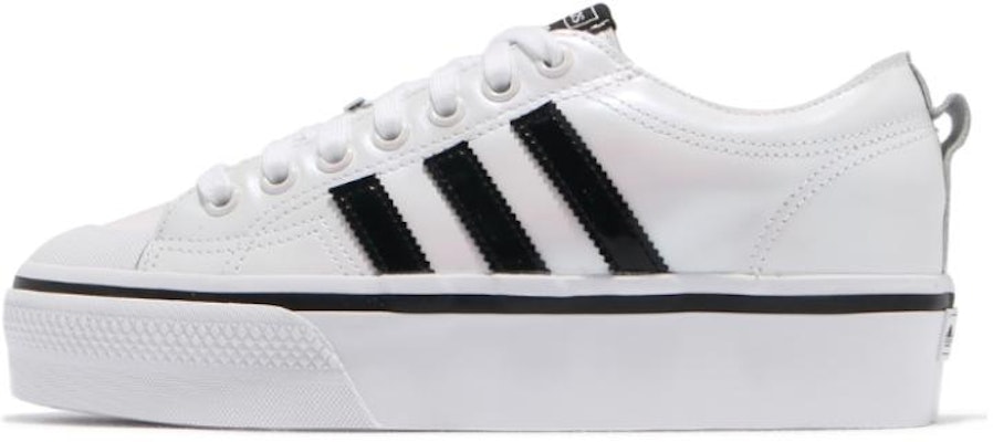 (Women) adidas Nizza Platform High 'White Black' H04224 Buy (Women) adidas Nizza Platform High 'White Black' H04224
