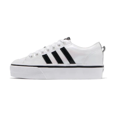 (W) adidas Nizza Platform High 'White Black'