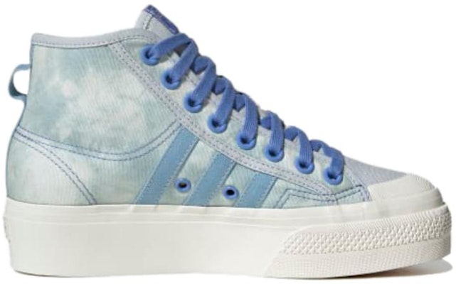 (W) アディダス NIZZA プラットフォーム MID "アシッドウォッシュ ブルー" HQ4327 Order (W) アディダス NIZZA プラットフォーム MID "アシッドウォッシュ ブルー" HQ4327