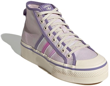 (女性)adidas Nizza Platform Mid 'Almost Pink Pulse Lilac' GX4608 Lookbook (女性)adidas Nizza Platform Mid 'Almost Pink Pulse Lilac' GX4608