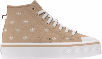 (Women) adidas Nizza Platform Mid 'Beige Trefoil Monogram' IG5059 (Women) adidas Nizza Platform Mid 'Beige Trefoil Monogram' IG5059