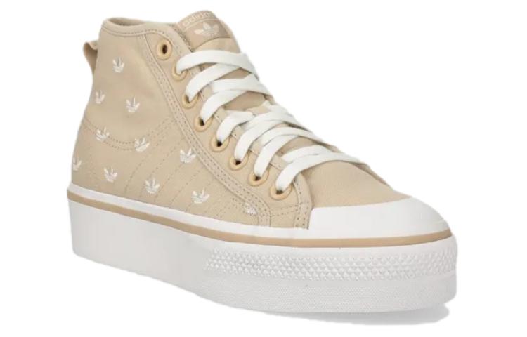 Order (W) adidas Nizza Platform Mid ''Beige Monogram Trèfle'' IG5059