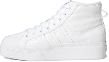 (Women) adidas Nizza Platform Mid 'Cloud White' FY7602 (Women) adidas Nizza Platform Mid 'Cloud White' FY7602