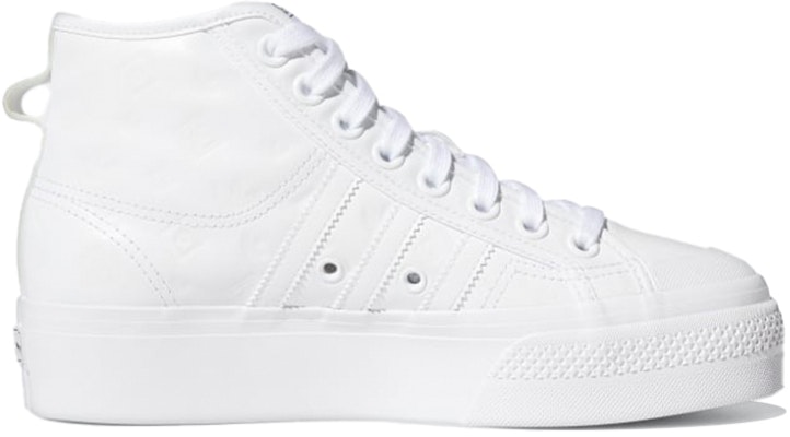 (Women) adidas Nizza Platform Mid 'Cloud White' FY7602 Order (Women) adidas Nizza Platform Mid 'Cloud White' FY7602