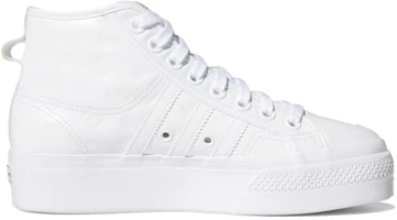 Order adidas originals NIZZA 厚底中筒休閒鞋 女款 白色