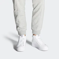 Sizing adidas originals NIZZA 厚底中筒休閒鞋 女款 白色