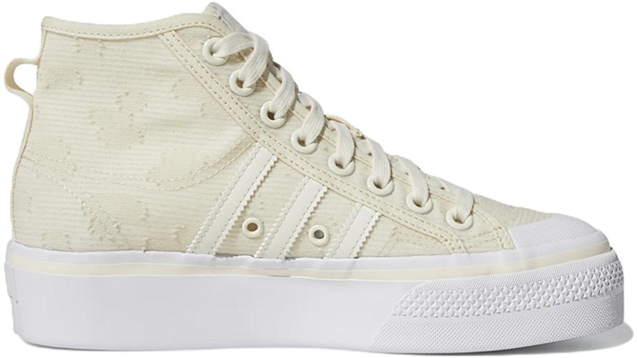 (Women) adidas Nizza Platform Mid 'Cream White' GX8356 Order (Women) adidas Nizza Platform Mid 'Cream White' GX8356