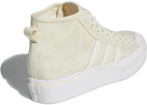 (W) adidas Nizza Platform Mid 'Putih Krem' GX8356 Shop (W) adidas Nizza Platform Mid 'Putih Krem' GX8356