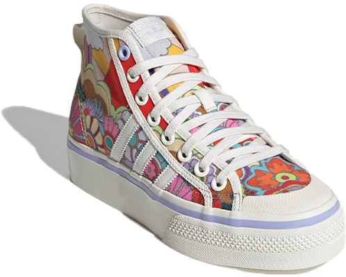 (Women) adidas Nizza Platform Mid 'Floral' GY5465 Lookbook (Women) adidas Nizza Platform Mid 'Floral' GY5465