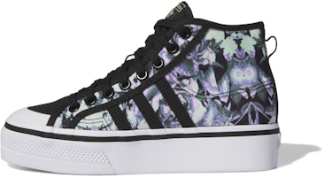 (Women) adidas Nizza Platform Mid 'Lilac Floral' ID7260 (Women) adidas Nizza Platform Mid 'Lilac Floral' ID7260