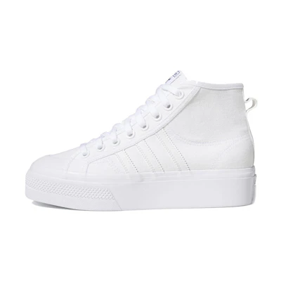 (W) adidas Nizza Platform Mid 'Triple White'