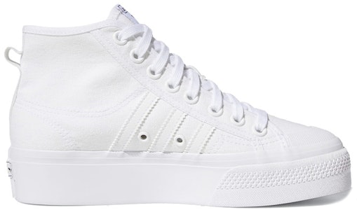 (W) adidas Nizza Platform Mid 'Putih Polos' FY2782 Order (W) adidas Nizza Platform Mid 'Putih Polos' FY2782