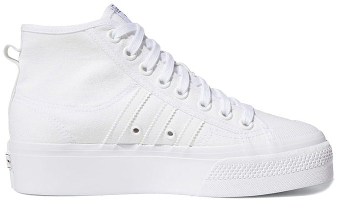 (W) adidas Nizza Plataforma Mid 'Triple Blanco' FY2782 Order (W) adidas Nizza Plataforma Mid 'Triple Blanco' FY2782