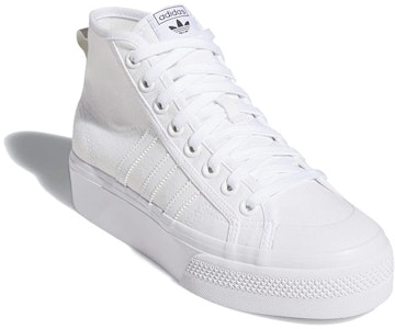(W) adidas Nizza Platform Mid 'Putih Polos' FY2782 Lookbook (W) adidas Nizza Platform Mid 'Putih Polos' FY2782