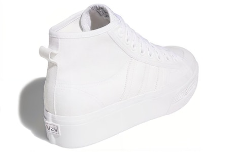 (W) adidas Nizza Platform Mid 'Putih Polos' FY2782 Shop (W) adidas Nizza Platform Mid 'Putih Polos' FY2782