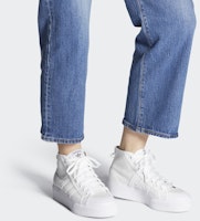 (W) adidas Nizza Platform Mid 'Putih Polos' FY2782 Sizing (W) adidas Nizza Platform Mid 'Putih Polos' FY2782
