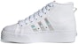 (W) adidas Nizza Platform Mid 'Putih Iridescent' H01566