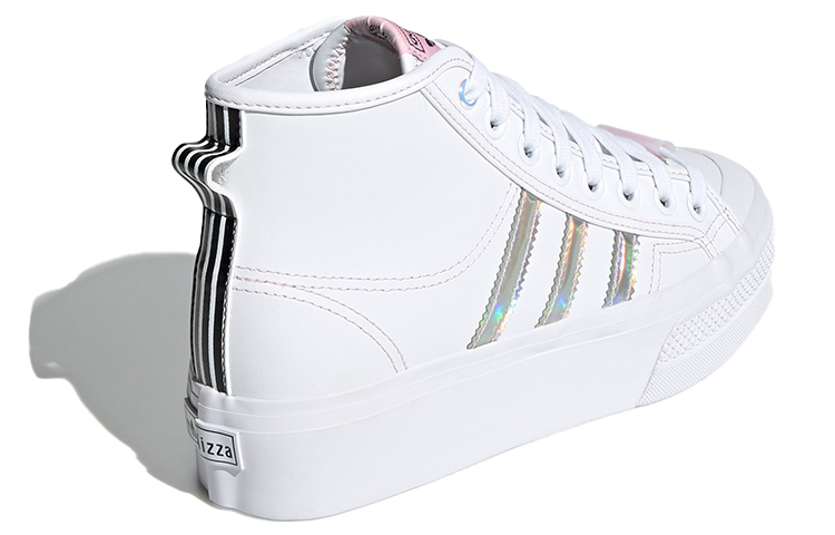 Purchase (W) 阿迪达斯 Nizza Platform Mid '白色虹彩' H01566