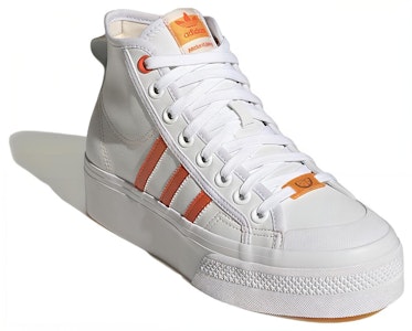 (W) 아디다스 니짜 플랫폼 미드 비건 '화이트 블리스 오렌지' GY1897 Lookbook (W) 아디다스 니짜 플랫폼 미드 비건 '화이트 블리스 오렌지' GY1897