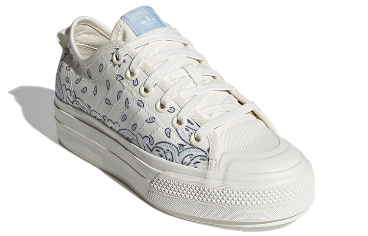 (W) adidas Nizza RF Platform White Paisley 圖 3