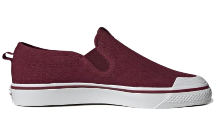 Order (W) adidas Nizza Slip-On Collegiate Burgundy Sneakers CG7137