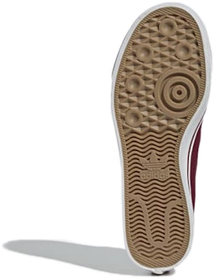 (W) adidas Nizza Slip-On Merah Burgundy Kolese CG7137 Details for (W) adidas Nizza Slip-On Merah Burgundy Kolese CG7137