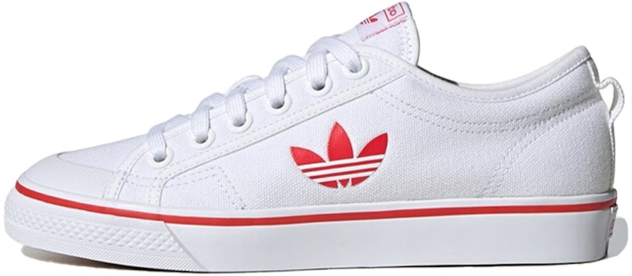 (W) adidas Nizza Trefoil ''Bianco Rosso'' FX9267 Buy (W) adidas Nizza Trefoil ''Bianco Rosso'' FX9267