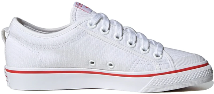 (W) adidas Nizza Trefoil ''Bianco Rosso'' FX9267 Order (W) adidas Nizza Trefoil ''Bianco Rosso'' FX9267