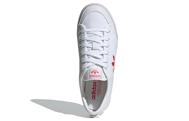 Purchase (W) adidas Nizza Trefoil ''Bianco Rosso'' FX9267