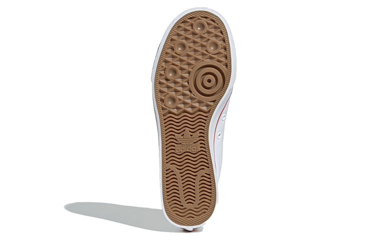 Details for (W) adidas Nizza Trefoil ''Bianco Rosso'' FX9267