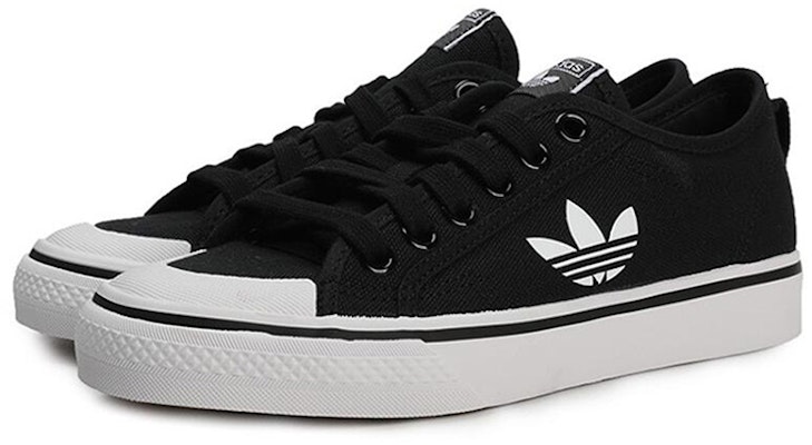 (W) adidas Nizza Trefoil Negro Core Blanco Cristal EF1878 Lookbook (W) adidas Nizza Trefoil Negro Core Blanco Cristal EF1878